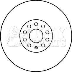 Key Parts KBD5963S - Bremžu diski ps1.lv