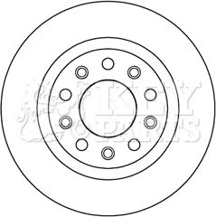 Key Parts KBD5194 - Bremžu diski ps1.lv