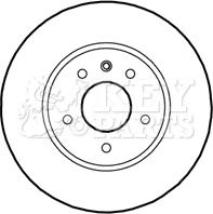 Key Parts KBD5141 - Bremžu diski ps1.lv