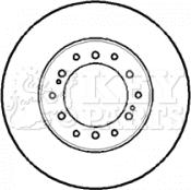 Key Parts KBD5111 - Bremžu diski ps1.lv