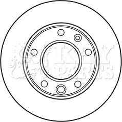 Key Parts KBD5134 - Bremžu diski ps1.lv