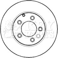 Key Parts KBD5131 - Bremžu diski ps1.lv