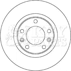 Key Parts KBD5350 - Bremžu diski ps1.lv