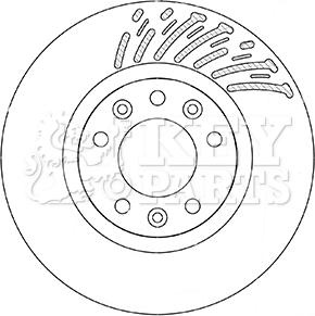 Key Parts KBD5360 - Bremžu diski ps1.lv