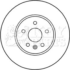 Key Parts KBD5314 - Bremžu diski ps1.lv