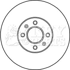 Key Parts KBD5243 - Bremžu diski ps1.lv