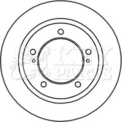 Key Parts KBD5251 - Bremžu diski ps1.lv