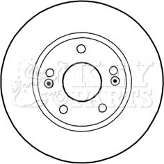 Key Parts KBD5270 - Bremžu diski ps1.lv