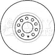 Key Parts KBD5755S - Bremžu diski ps1.lv