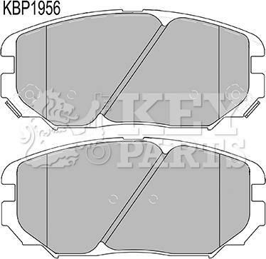 Key Parts KBP1956 - Bremžu uzliku kompl., Disku bremzes ps1.lv