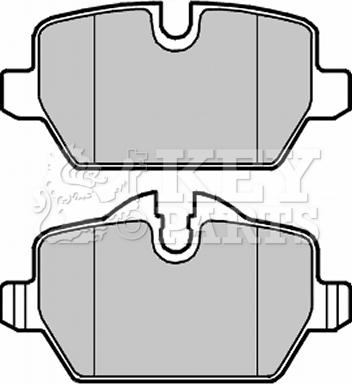 Key Parts KBP1960 - Bremžu uzliku kompl., Disku bremzes ps1.lv