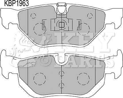 Key Parts KBP1963 - Bremžu uzliku kompl., Disku bremzes ps1.lv