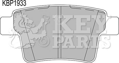 Key Parts KBP1933 - Bremžu uzliku kompl., Disku bremzes ps1.lv