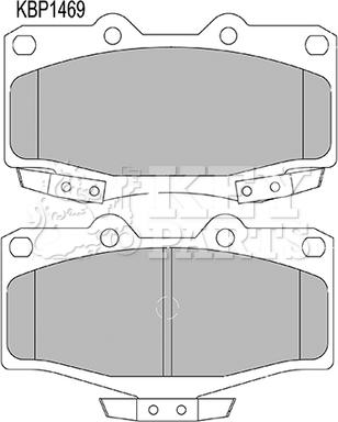 Key Parts KBP1469 - Bremžu uzliku kompl., Disku bremzes ps1.lv