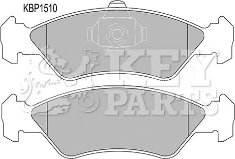 Key Parts KBP1510 - Bremžu uzliku kompl., Disku bremzes ps1.lv