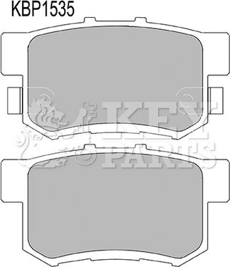 Key Parts KBP1535 - Bremžu uzliku kompl., Disku bremzes ps1.lv