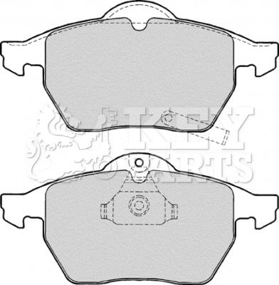 Key Parts KBP1643 - Bremžu uzliku kompl., Disku bremzes ps1.lv