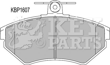 Key Parts KBP1607 - Bremžu uzliku kompl., Disku bremzes ps1.lv