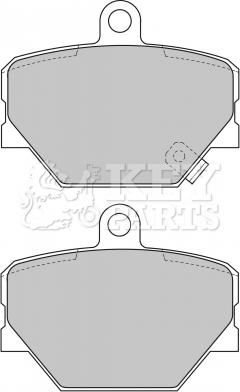 Key Parts KBP1679 - Bremžu uzliku kompl., Disku bremzes ps1.lv