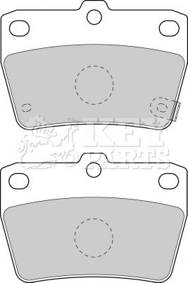 Key Parts KBP1804 - Bremžu uzliku kompl., Disku bremzes ps1.lv