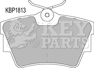 Key Parts KBP1813 - Bremžu uzliku kompl., Disku bremzes ps1.lv