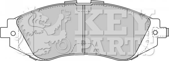 Key Parts KBP1881 - Bremžu uzliku kompl., Disku bremzes ps1.lv