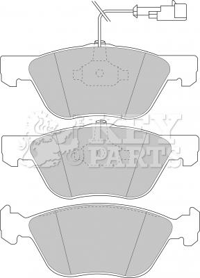 Key Parts KBP1396 - Bremžu uzliku kompl., Disku bremzes ps1.lv