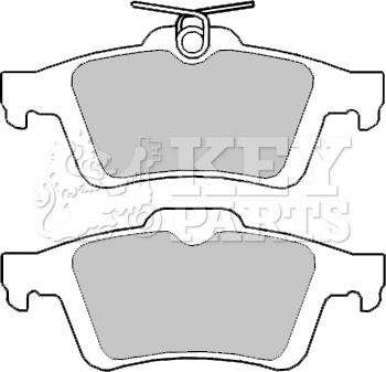 Key Parts KBP2403 - Bremžu uzliku kompl., Disku bremzes ps1.lv