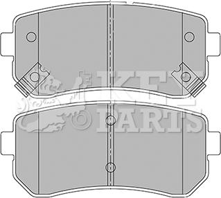 Key Parts KBP2424 - Bremžu uzliku kompl., Disku bremzes ps1.lv