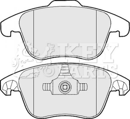 Key Parts KBP2046 - Bremžu uzliku kompl., Disku bremzes ps1.lv