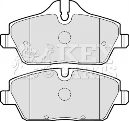 Key Parts KBP2051 - Bremžu uzliku kompl., Disku bremzes ps1.lv