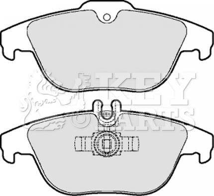 Key Parts KBP2062 - Bremžu uzliku kompl., Disku bremzes ps1.lv