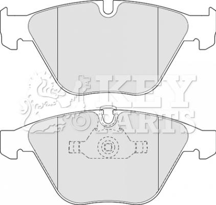 Key Parts KBP2110 - Bremžu uzliku kompl., Disku bremzes ps1.lv