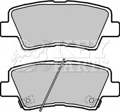 Key Parts KBP2323 - Bremžu uzliku kompl., Disku bremzes ps1.lv