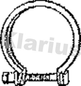 Klarius 430630 - Savienojošie elementi, Izplūdes gāzu sistēma ps1.lv