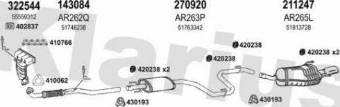 Klarius 030230E - Izplūdes gāzu sistēma ps1.lv