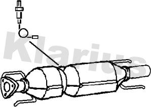 Klarius 390197 - Nosēdumu / Daļiņu filtrs, Izplūdes gāzu sistēma ps1.lv