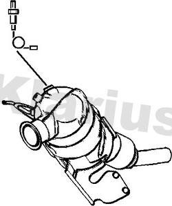 Klarius 390218 - Nosēdumu / Daļiņu filtrs, Izplūdes gāzu sistēma ps1.lv