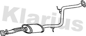 Klarius 210145 - Vidējais izpl. gāzu trokšņa slāpētājs ps1.lv