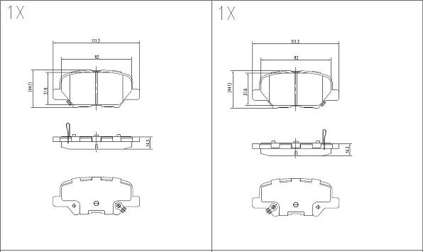 Klaxcar France 24663z - Bremžu uzliku kompl., Disku bremzes ps1.lv