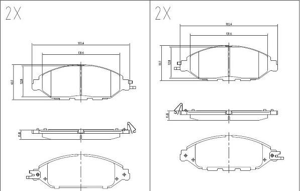 Klaxcar France 24667z - Bremžu uzliku kompl., Disku bremzes ps1.lv