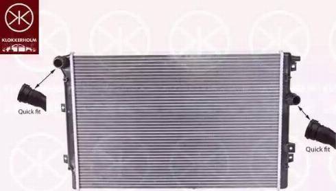 Klokkerholm 9548302324 - Radiators, Motora dzesēšanas sistēma ps1.lv