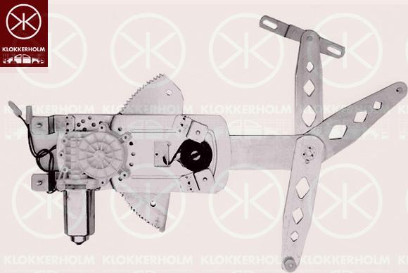 Klokkerholm 50511802 - Stikla pacelšanas mehānisms ps1.lv