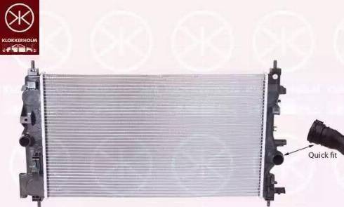 Klokkerholm 5079302591 - Radiators, Motora dzesēšanas sistēma ps1.lv