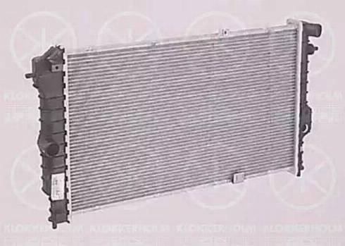 Klokkerholm 5076302190 - Radiators, Motora dzesēšanas sistēma ps1.lv