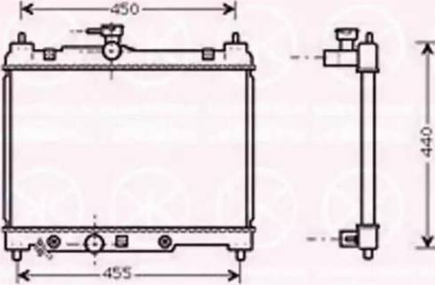 Klokkerholm 8109302287 - Radiators, Motora dzesēšanas sistēma ps1.lv