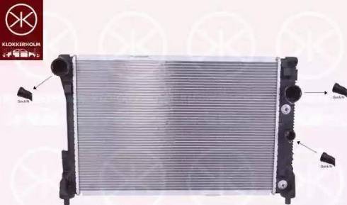 Klokkerholm 3518302452 - Radiators, Motora dzesēšanas sistēma ps1.lv