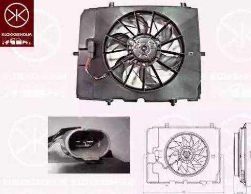 Klokkerholm 35272601 - Ventilators, Motora dzesēšanas sistēma ps1.lv