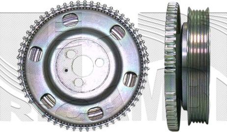 KM International FI17860 - Piedziņas skriemelis, Kloķvārpsta ps1.lv
