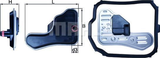 KNECHT HX 148D - Hidrofiltrs, Automātiskā pārnesumkārba ps1.lv